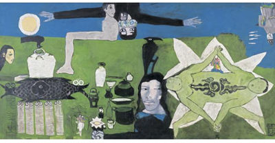 Sample artwork by Dang Xuan Hoa (Born 1959), known for painting - View similar artists and auction records