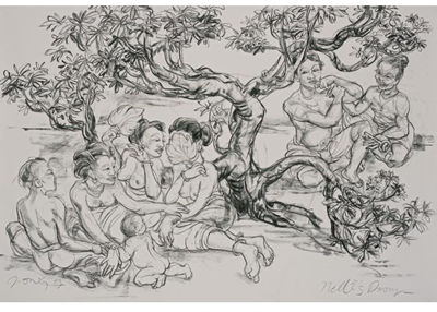 NELLI'S DOWRY by Jimmy Ong - Auction record, sale price, and art valuation. Compare with similar artists and explore comparable artworks.