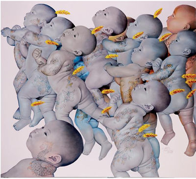 DANCE WITH THE FEATHER by Haris Purnomo - Auction record, sale price, and art valuation. Compare with similar artists and explore comparable artworks.