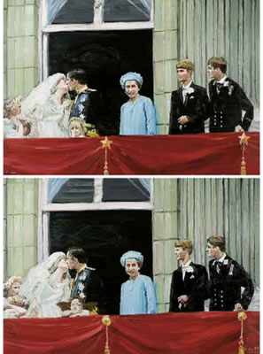 WEDDING (THERE ARE SIX DIFFERENCES IN THE TWO PAINTINGS) (2)