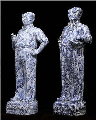 MAO ZEDONG IN HUNAN XIANGTAN AND MAO ZEDONG IN ZHONGNANHAI (SET OF 2)