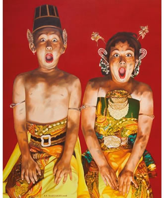 Sample artwork by Ristyo Eko Hartanto (Born 1973), known for painting - View similar artists and auction records