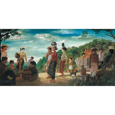 A NEW DAWN by Sindudarsono Sudjojono - Auction record, sale price, and art valuation. Compare with similar artists and explore comparable artworks.
