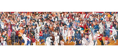 Sample artwork by Jinsong Wang (Born 1963), known for ink painting, oil painting, installation and video art - View similar artists and auction records