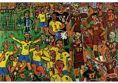 Sample artwork by Bob Sick Agung (Born 1971), known for painting - View similar artists and auction records