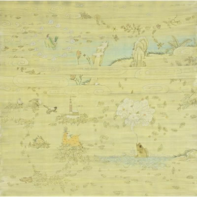 MOON RABBIT FANTASIA by Ming-Te Lu - Auction record, sale price, and art valuation. Compare with similar artists and explore comparable artworks.