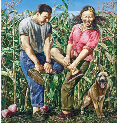 GREEN CORN by Wenjiang Wang - Auction record, sale price, and art valuation. Compare with similar artists and explore comparable artworks.