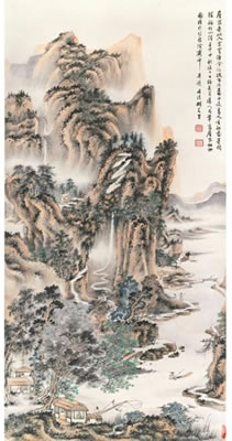 LANDSCAPE by Ruosi Hu - Auction record, sale price, and art valuation. Compare with similar artists and explore comparable artworks.