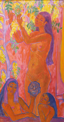 WOMEN IN THE GARDEN by Theo Meier - Auction record, sale price, and art valuation. Compare with similar artists and explore comparable artworks.
