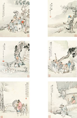 Sample artwork by Huian Qian (1833 - 1910), known for painting - View similar artists and auction records