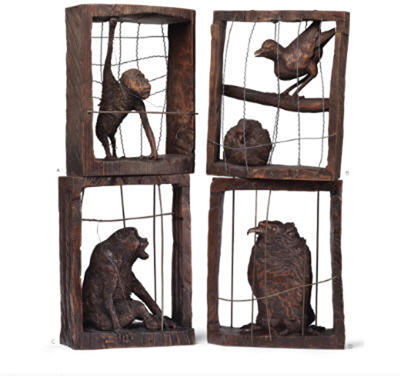 ZOO (4 parts) by Kanglong Fan - Auction record, sale price, and art valuation. Compare with similar artists and explore comparable artworks.