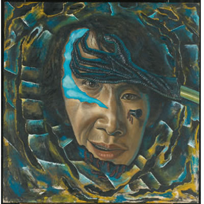 Portrait of Gu Dexin: SURREALIST SELF PORTRAIT
