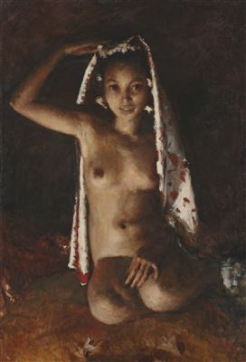 PORTRAIT OF A NUDE by Romualdo Battista Federico Locatelli - Auction record, sale price, and art valuation. Compare with similar artists and explore comparable artworks.