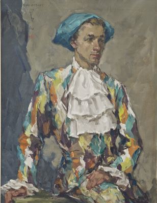 HARLEQUIN by David Ject-Key - Auction record, sale price, and art valuation. Compare with similar artists and explore comparable artworks.