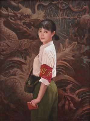 Sample artwork by Han Wu Shen (Born 1950), known for figure, portrait, painting realism - View similar artists and auction records