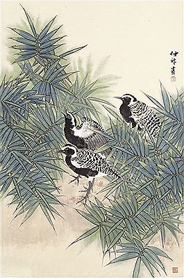 Sample artwork by Zhonglin Yu (1925 - 1985), known for scroll painting - View similar artists and auction records