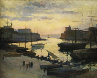 Port de Marseille by Joseph Faust - Auction record, sale price, and art valuation. Compare with similar artists and explore comparable artworks.