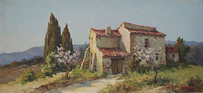 Bord de côte et maison à la campagne (pair) by Fortune Car - Auction record, sale price, and art valuation. Compare with similar artists and explore comparable artworks.