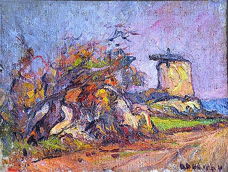Paysage au moulin
