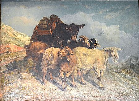 "Troupeaux de chèvres et âne" by François Simon - Auction record, sale price, and art valuation. Compare with similar artists and explore comparable artworks.