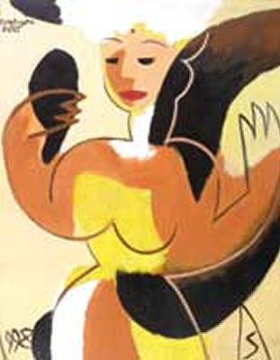 Sample artwork by Agus Sunandar (Born 1953), known for painting - View similar artists and auction records