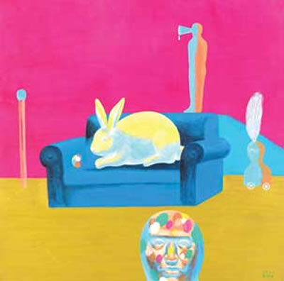 Living Room Rabbit by Yani Halim - Auction record, sale price, and art valuation. Compare with similar artists and explore comparable artworks.