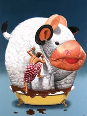 Cow Climbing