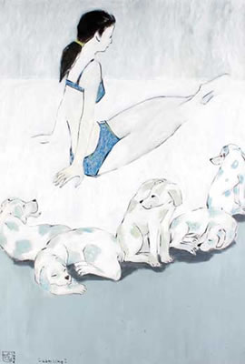 Kamling by Lulus Santoso - Auction record, sale price, and art valuation. Compare with similar artists and explore comparable artworks.