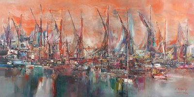 Kapal - Kapal by Srihady - Auction record, sale price, and art valuation. Compare with similar artists and explore comparable artworks.