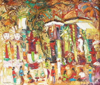 Upacara di Bali by R M Moerdowo - Auction record, sale price, and art valuation. Compare with similar artists and explore comparable artworks.