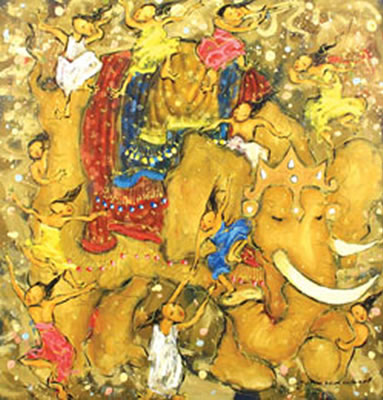 Dancing Elephant Series # 4
