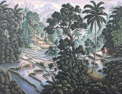 Pondok di Tepi Sawah by I Kadek Suardika - Auction record, sale price, and art valuation. Compare with similar artists and explore comparable artworks.