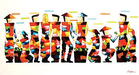 Sample artwork by I Ketut Purna Wijaya (21st Century), known for painting - View similar artists and auction records