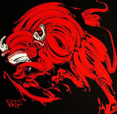 Sample artwork by Wenas Heriyanto (Born 1986), known for paintings - View similar artists and auction records