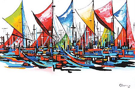 Sample artwork by I Putu Sukertiasa (21st century), known for painting - View similar artists and auction records
