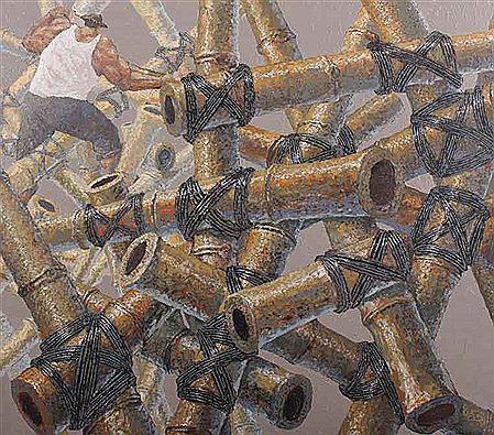 Membangun Kekuatan (Bambu) by Praponco Suprapto - Auction record, sale price, and art valuation. Compare with similar artists and explore comparable artworks.