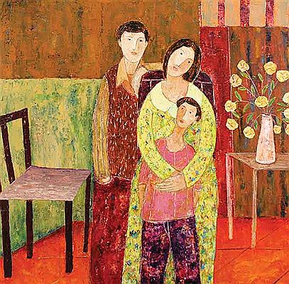 Sample artwork by Made Suraja (Born 1972), known for painting - View similar artists and auction records