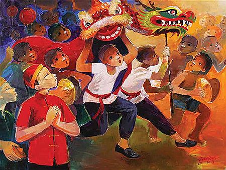 Perayaan Imlek by Gunawan Bagea - Auction record, sale price, and art valuation. Compare with similar artists and explore comparable artworks.