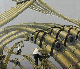 Sample artwork by Praponco Suprapto (Born 1975), known for painting - View similar artists and auction records