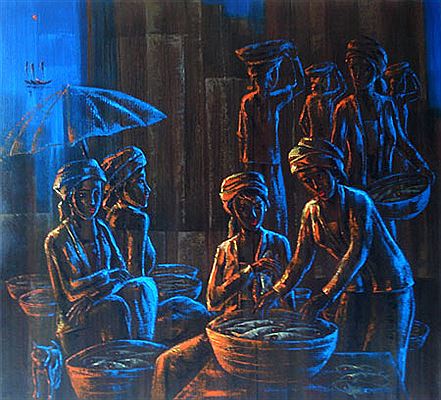 Pasar Ikan #1 by Markas Edi - Auction record, sale price, and art valuation. Compare with similar artists and explore comparable artworks.