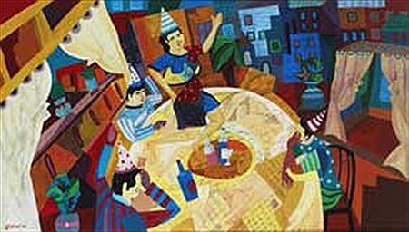 Happy Dining by Zivan Rivani - Auction record, sale price, and art valuation. Compare with similar artists and explore comparable artworks.