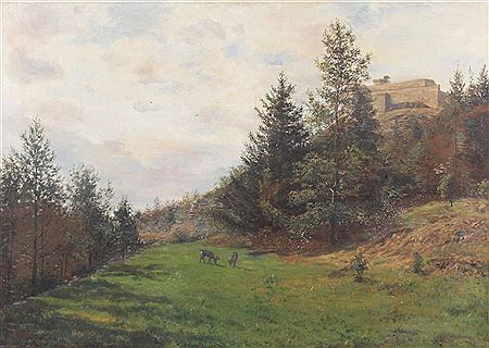 "Blick auf den Hohenneuffen auf der Schwäbischen Alb"