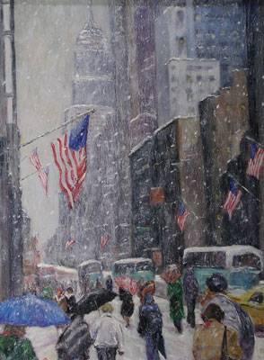 Fifth Avenue Snow Fall