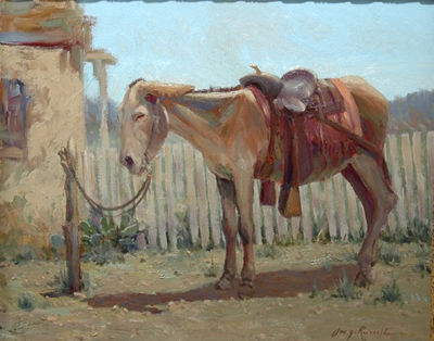 Nothing to do But Wait by Joe G Russell - Auction record, sale price, and art valuation. Compare with similar artists and explore comparable artworks.