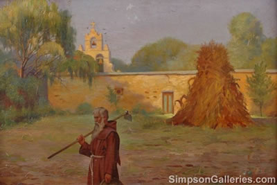 THE DAY IS DONE AT THE OLD SAN JUAN MISSION OF SAN ANTONIO