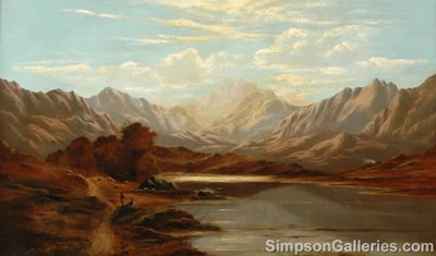 SHEEP HERDERS IN A MOUNTAIN