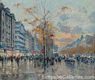 Rue Champs Elysee, Paris