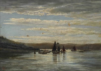 "Waiting for the Tide" by James Henry Sampson - Auction record, sale price, and art valuation. Compare with similar artists and explore comparable artworks.