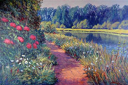 "The River, Late Afternoon Light"
