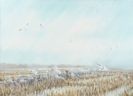"Father-Son Hunt, Eagle Lake"